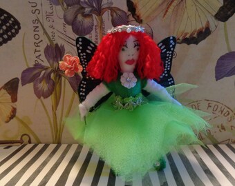 Fern Handmade Felt Fairy Ornament by Pepperland
