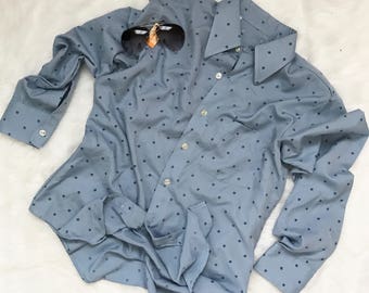 Vintage Mens 70's Disco Burma Shirt