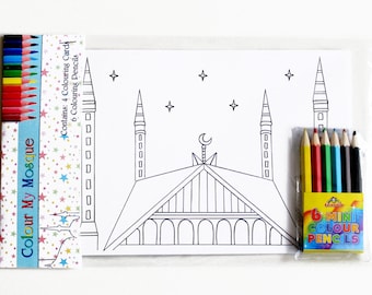 Mosque Colouring Set
