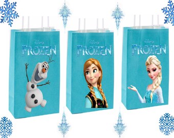 Frozen Party Favor Bag~ Frozen Birthday Party Inspired Decorations & Decor
