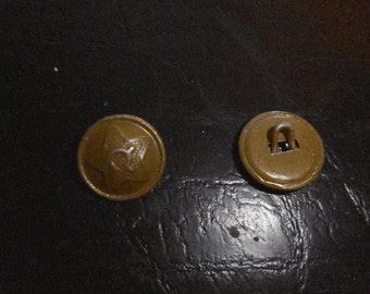 Button for shoulder pristëgivaniâ World War 2 16 mm.