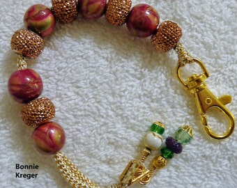 Golf Stroke Counter with Handmade Beads