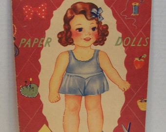On Clearance - Vintage Stand-Out paper dolls by Samuel Lowe 1944 #525-2