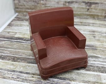 Superior T Cohn Arm Chair Living Room Doll House Toy Hard Plastic