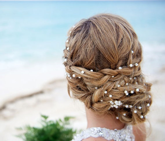 wedding hair chain