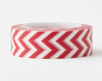 Red Chevron Washi Tape - LMT 1164 - Love My Tapes