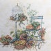 Finished / Completed Cross Stitch - Lanarte (34300) Idyllic Garden Scene crossstitch counted cross stitch