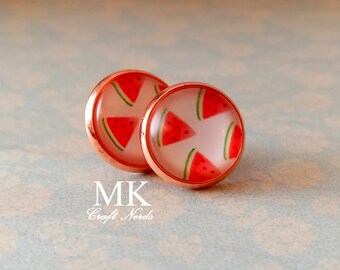 Summer Watermelon Post Earrings
