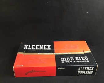 Vintage 1938 Kleenex Man Size 3-Ply Tissues
