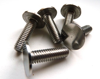 Longer 6mm Flat Head bolt fittings x 5 for tiered cake stand