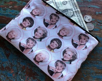 medium zipper pouch golden girls