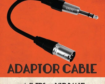 TRS-M To XLR-M Adaptor Cable