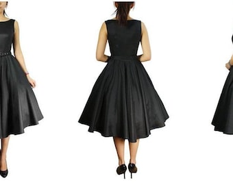 50s Style Belted Dress