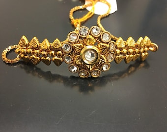 Handmade Golden bracelet,indian,traditional