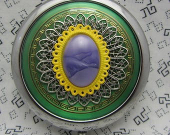 Compact Mirror Mardi Gras Bridesmaids Gift Comes With Protective Pouch 3