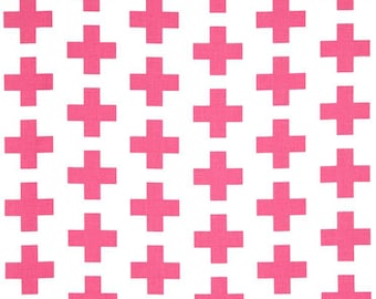 AHK-15036-10 PINK by Emmie K from Geo Pop Canvas Fabric by the Yard from Robert Kaufman