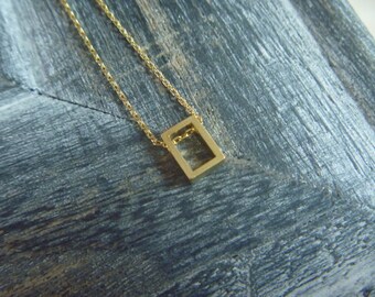 Necklace geometric rectangle