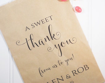 custom wedding favor bags candy buffet bags candy bar bags