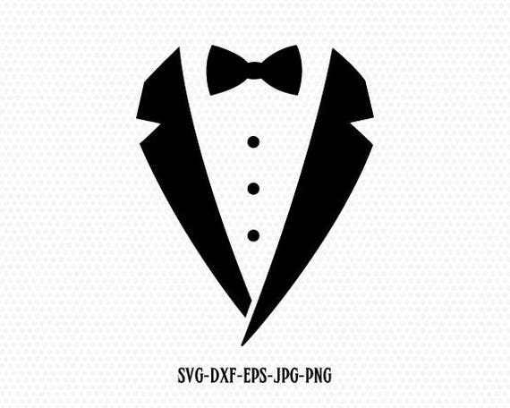 Tuxedo Shirt SVG Tuxedo Shirt Cutting File Tuxedo SVG Bow