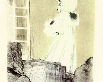 Toulouse-Lautrec - May Belfort on the Stage to Frame or to use in Paper Arts, Collage, Scrapbooking, Mixed Media and MORE PSS 3025