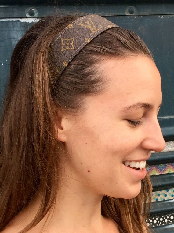 Louis Vuitton Hair band Headband Authentic Vintage LV Monogram