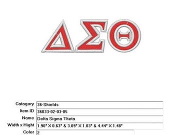Embroidery Machine File 36033-02-03-05-Delta Sigma Theta