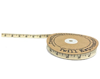 Creative Impressions 1/2" Antique Ruler Twill Tape by the Yard