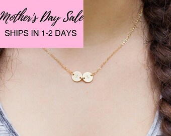 Dainty Gold Silver Rose Charm Personalized Necklace Personalized Womens Dainty Necklace Personalized Jewelry Personalized gift for Women