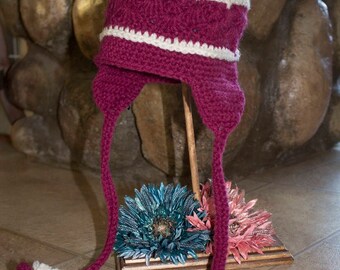 Girls 12-18 month earflap hat