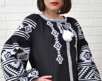 Vyshyvanka, embroidered ukranian blouse