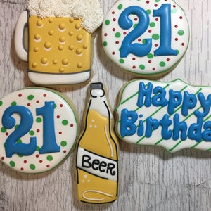 21st birthday cookie | Etsy