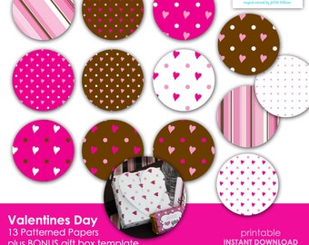 Valentines Day printable cupcake toppers Christian Valentine