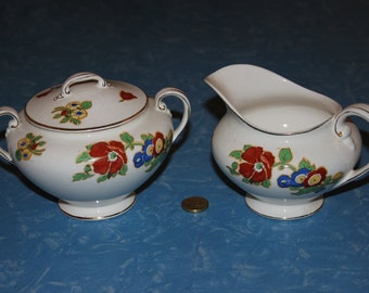 Pareek Johnson Bros Milk Jug and Sugar Bowl