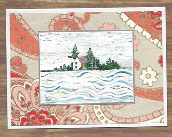 handmade greeting or note card