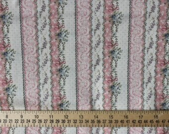 Rose Classic Fabric Quilt Gate MR 16B Pink Stripe