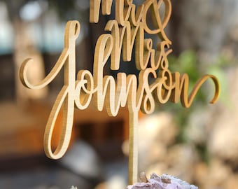 Personalized Cake Topper for Wedding, Custom Personalized Wedding Cake Topper, Customized Wedding Cake Topper, Mr and Mrs Cake Topper 29