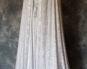 Medieval Cloak and Dress,Handfasting Dress and Cloak,Elvish,Renaissance,Pagan,Pre Raphaelite,Custom Made Wedding Gown and Cloak.