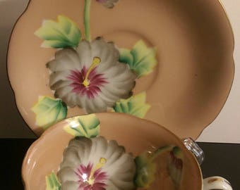 Trimont China Teacup Hand Painted