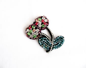 Cutro Beaded Flower Patch,Rhinestone Flower Applique,Colored Flower Patch
