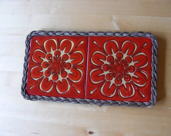 double ceramic tile trivet