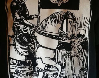 DEATH Tarot Card Shirt goth rock punk gothic cards occult