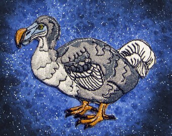 The Dodo Bird Raphus cucullatus Iron On Patch