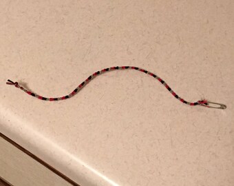 Friendship Bracelet with embroidery floss
