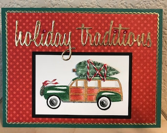 Old Fashioned Christmas Card