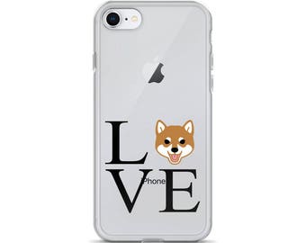 Shiba Inu Dog Love iPhone Case