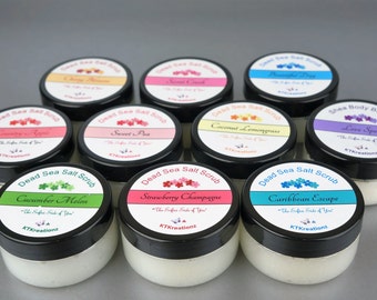 Dead Sea Salt Scrub. 2oz or 4oz jar