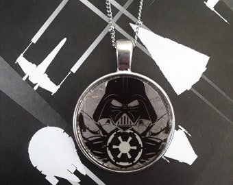 1" Darth Vader necklace