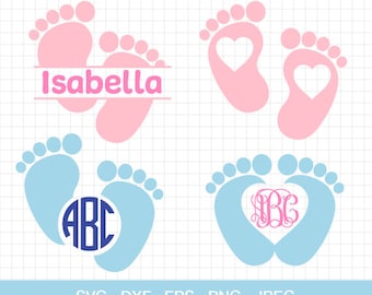Download Baby Footprint Butterfly SVG file Printable Birthday Shower