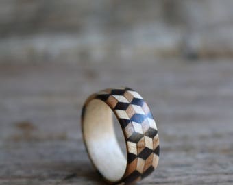 3d pattern ring