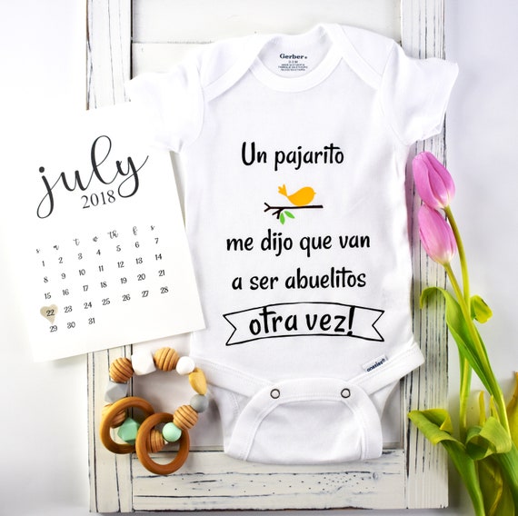 Spanish Baby Announcement / announcement ideas / spanish